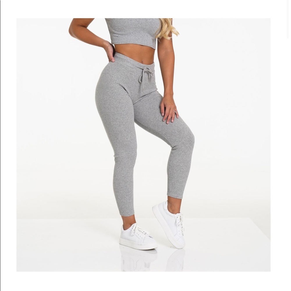 NVGTN Grey Lazy Day Lounge Bottoms